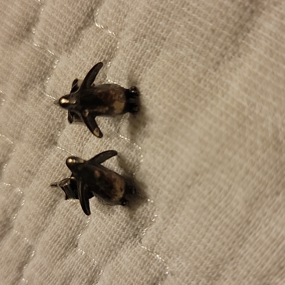 Penguin earrings